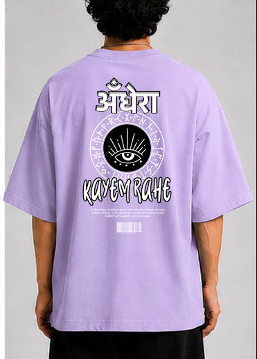 andhera kayem rahe Unisex Oversized Standard T-Shirt for man & women