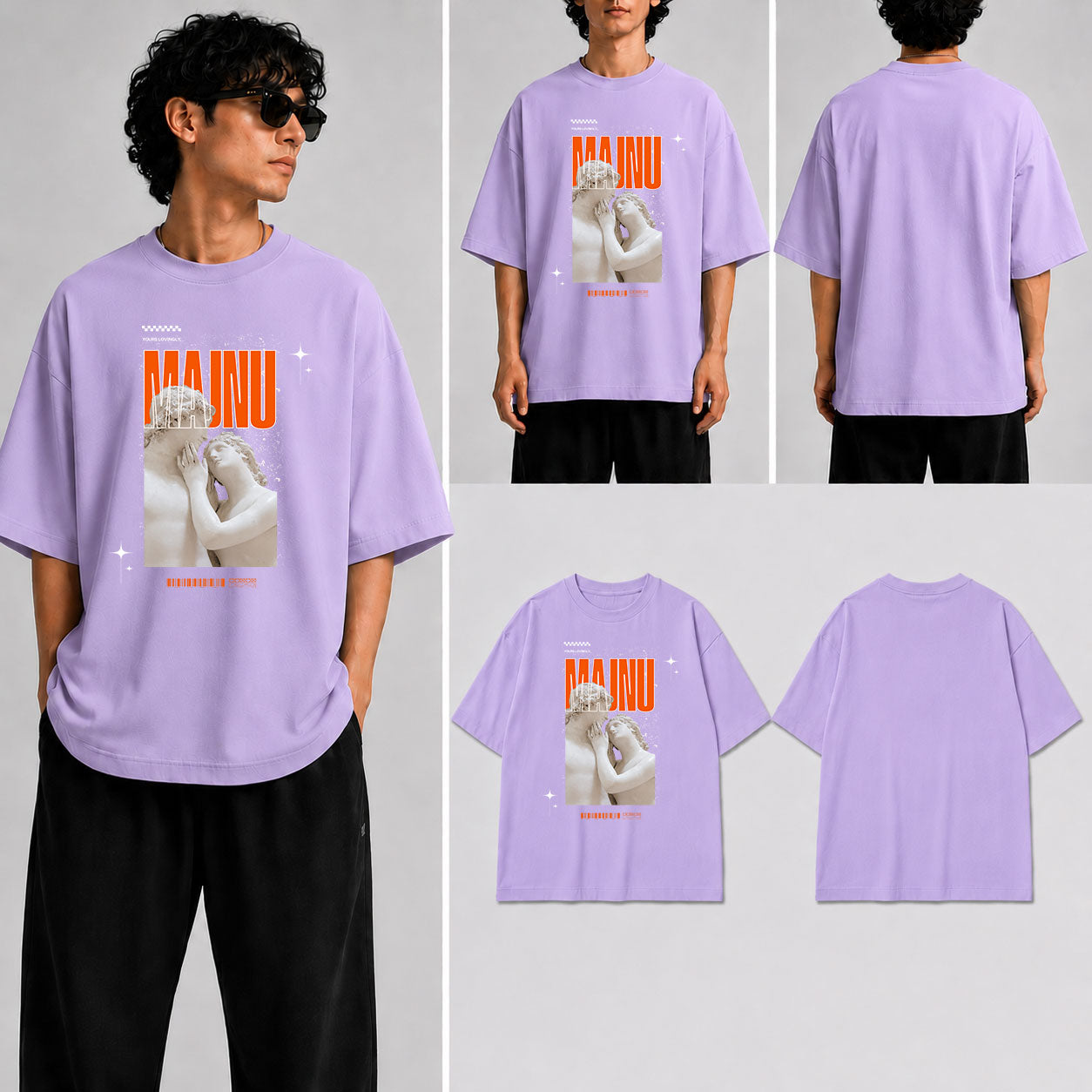 Majnu Unisex Oversized Standard T-Shirt for man & women