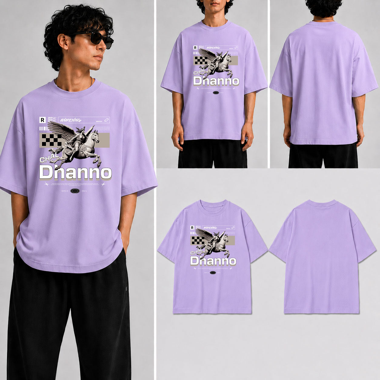 Chal Dhanno Unisex Oversized Standard T-Shirt for man & women