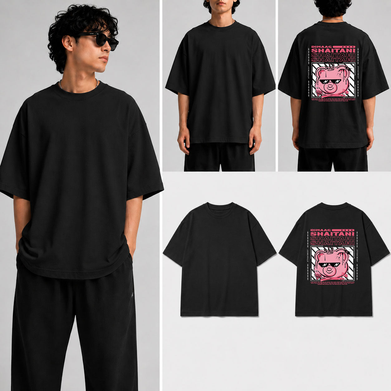 Dimaag Shaitani Unisex Oversized Standard T-Shirt for man & women