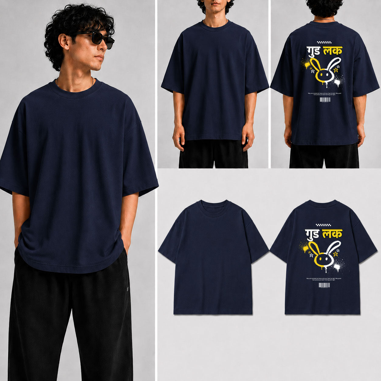 good luck  Unisex Oversized Standard T-Shirt for man & women