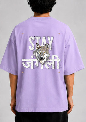 STAY JUNGLI Unisex Oversized Standard T-Shirt for man & women