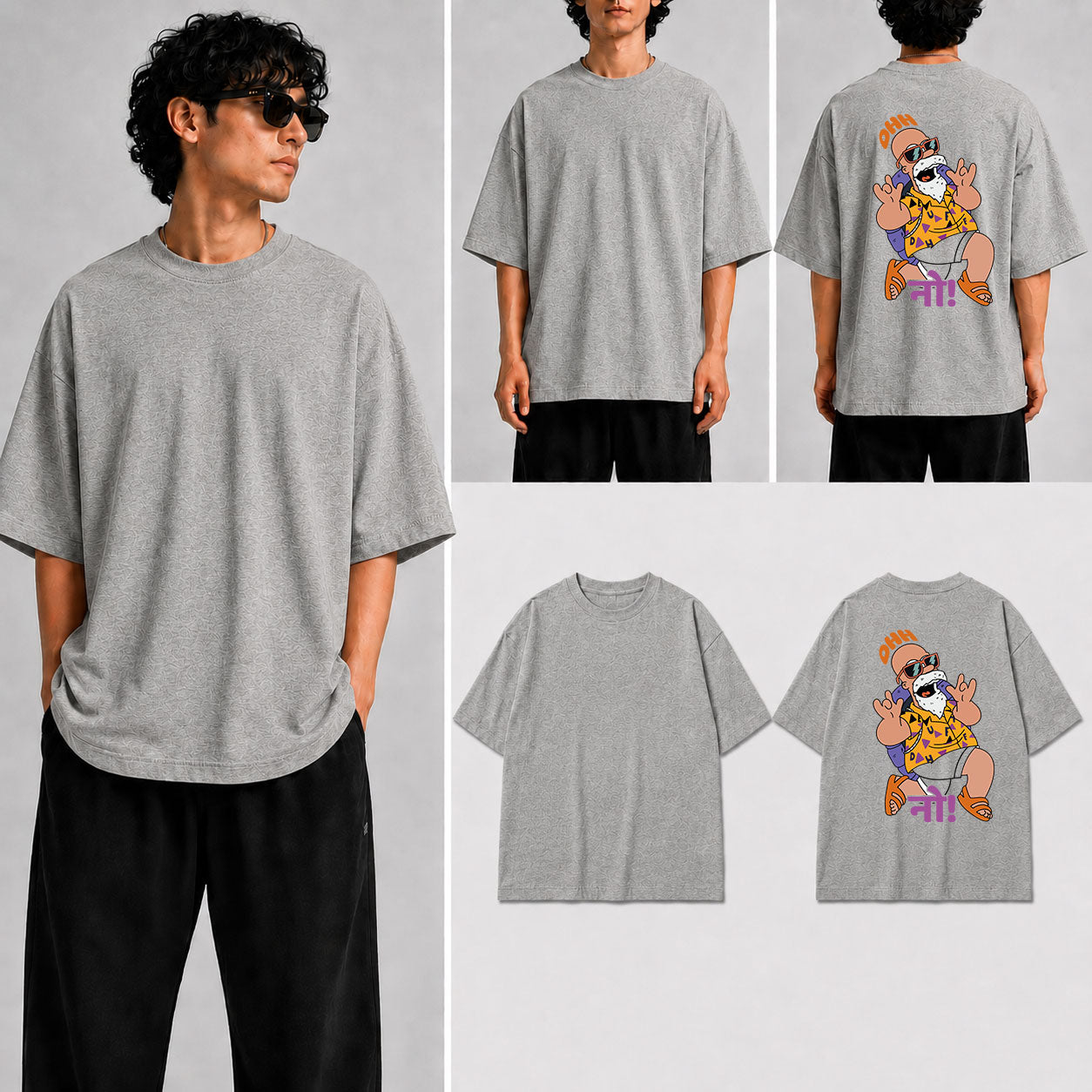 Ohh नो! Unisex Oversized Standard T-Shirt for man & women