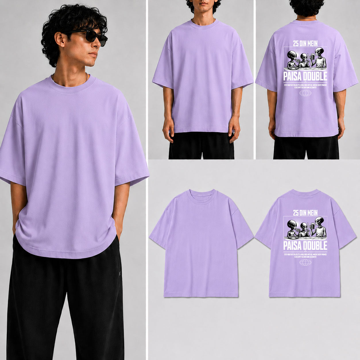 PAISA DOUBLE  Unisex Oversized Standard T-Shirt for man & women
