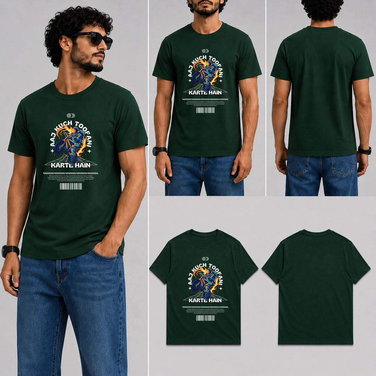 Aaj Kuch Toofani Male Round Neck Half Sleeve T-Shirt