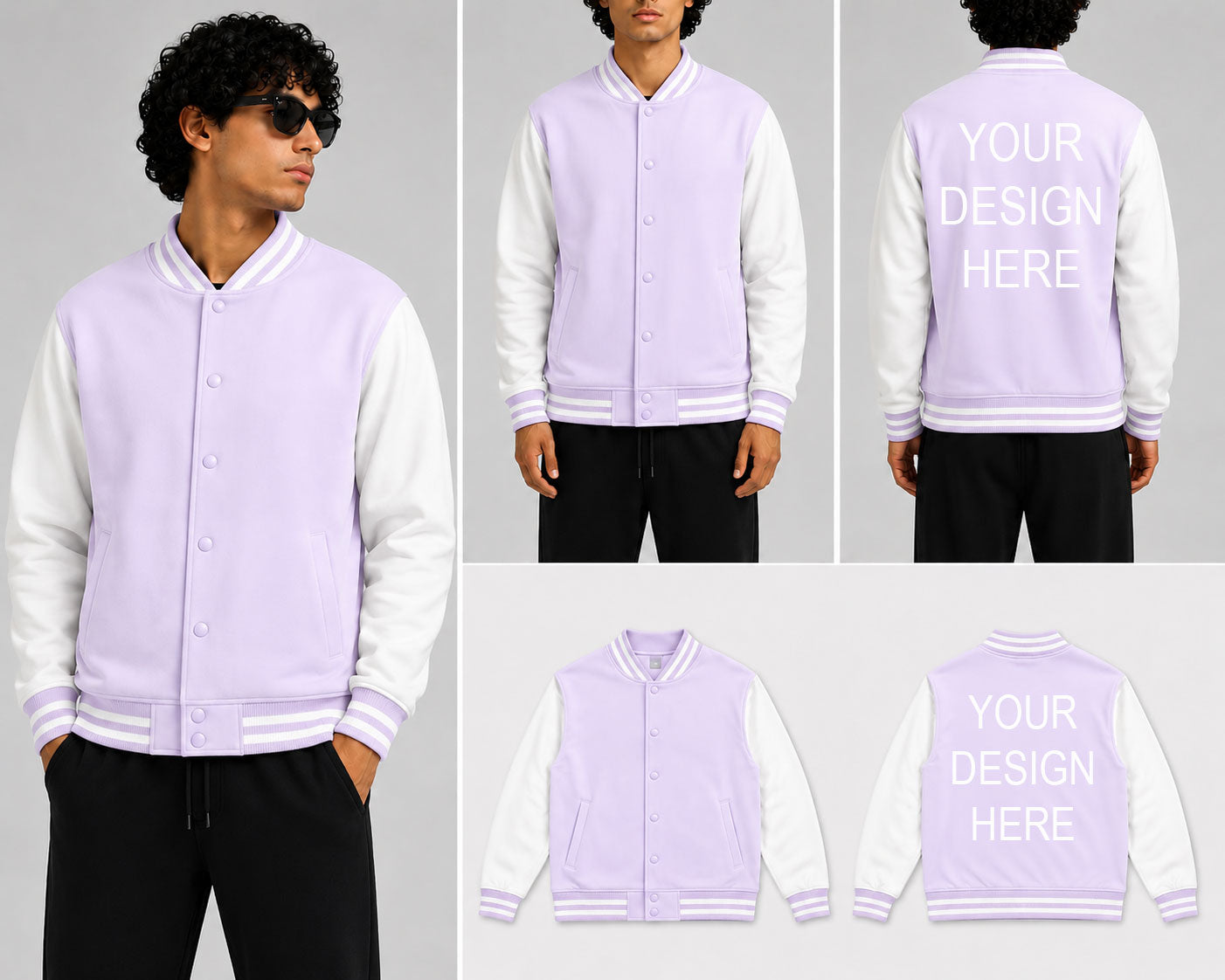 Customized Custom Personalized Unisex Varsity Jacket for man & women
