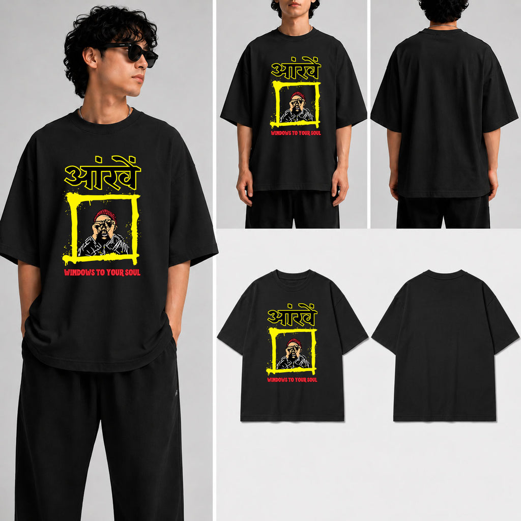 Aankhen Unisex Oversized Standard T-Shirt for man & women