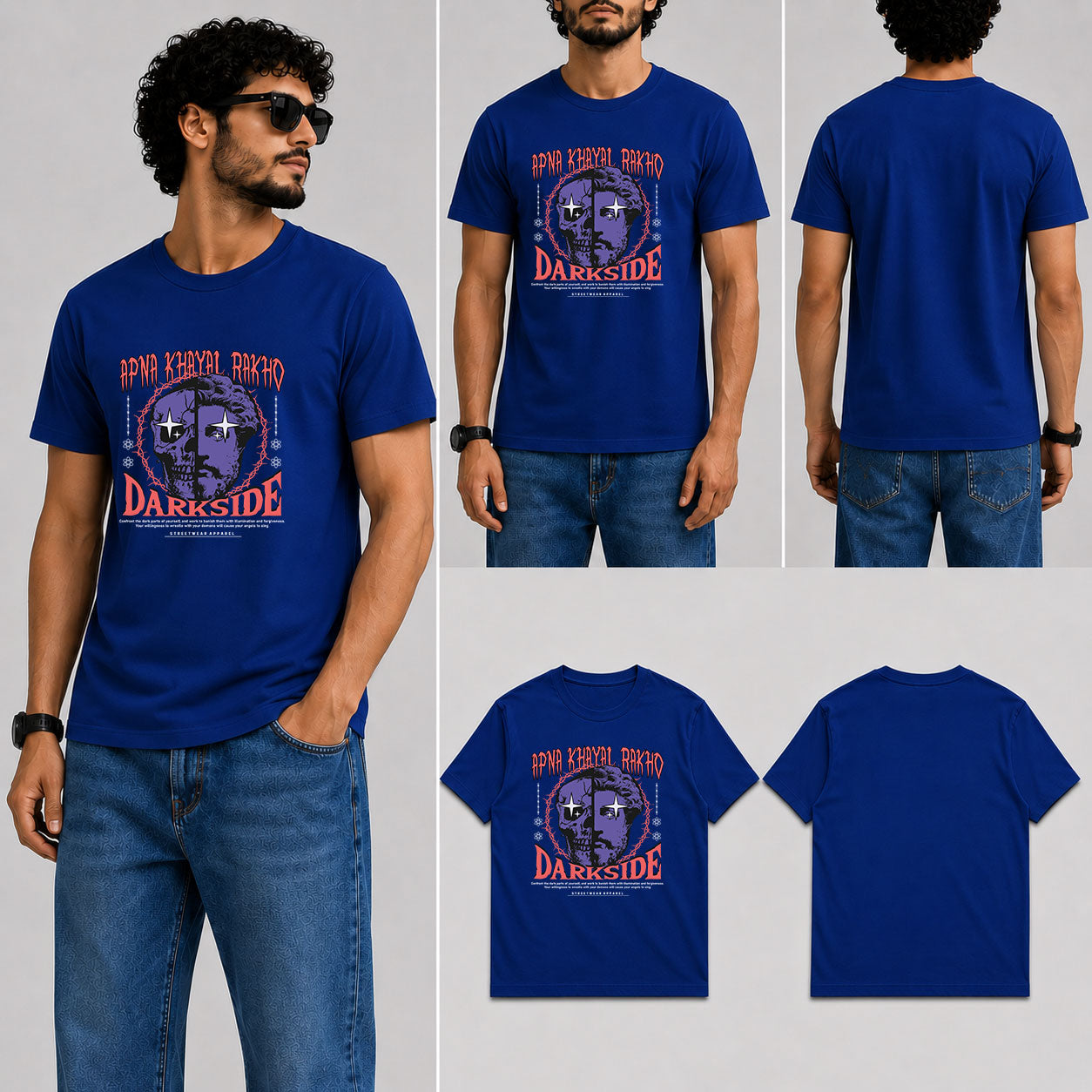 Apna Khayal Rakho Male Round Neck Half Sleeve T-Shirt