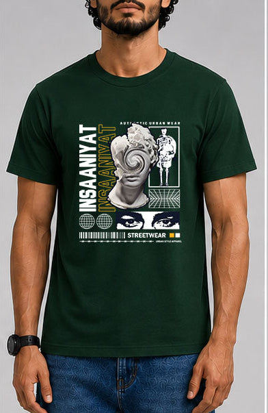 Insaaniyat Male Round Neck Half Sleeve T-Shirt