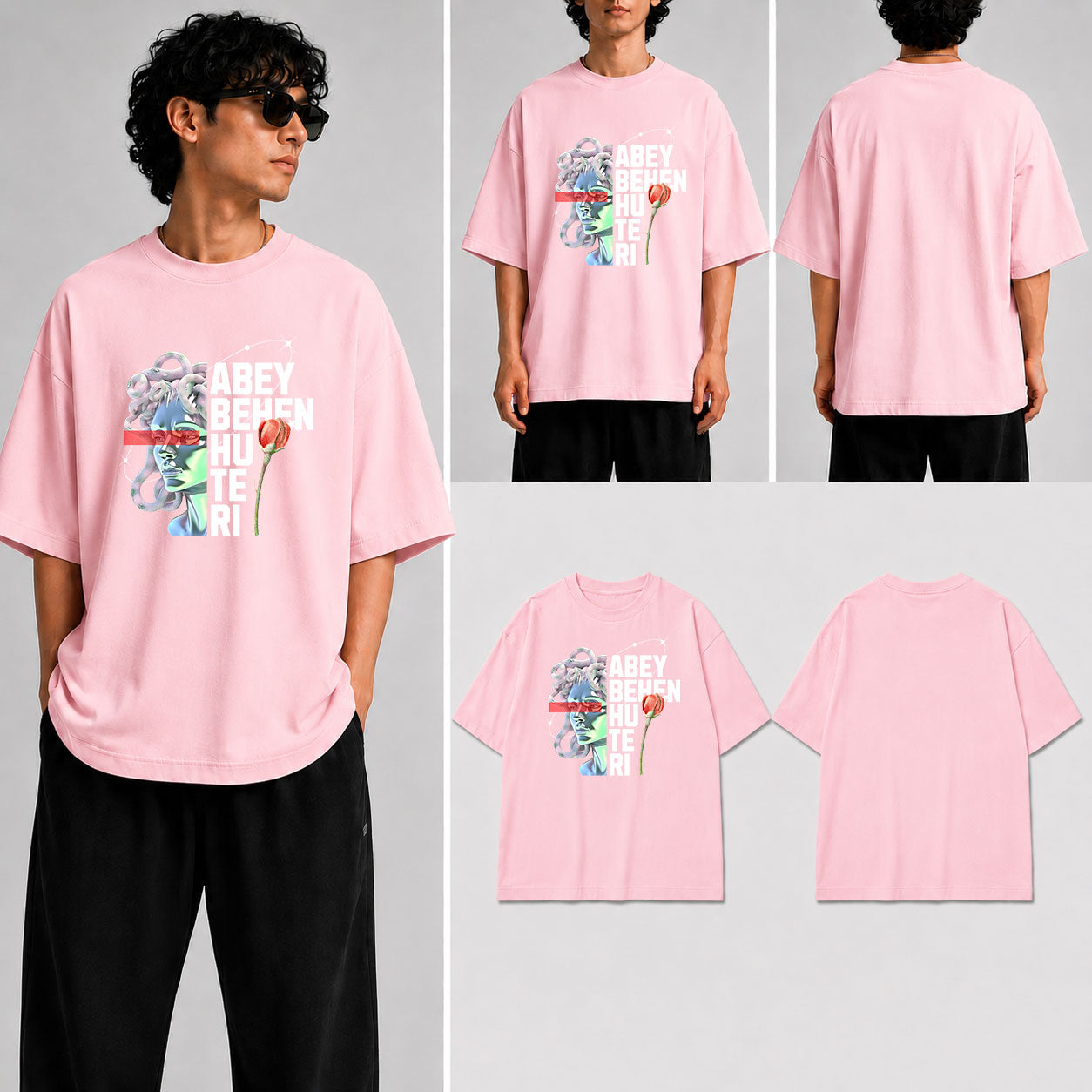 ABEY BEHEN HU TERI Unisex Oversized Standard T-Shirt for man & women