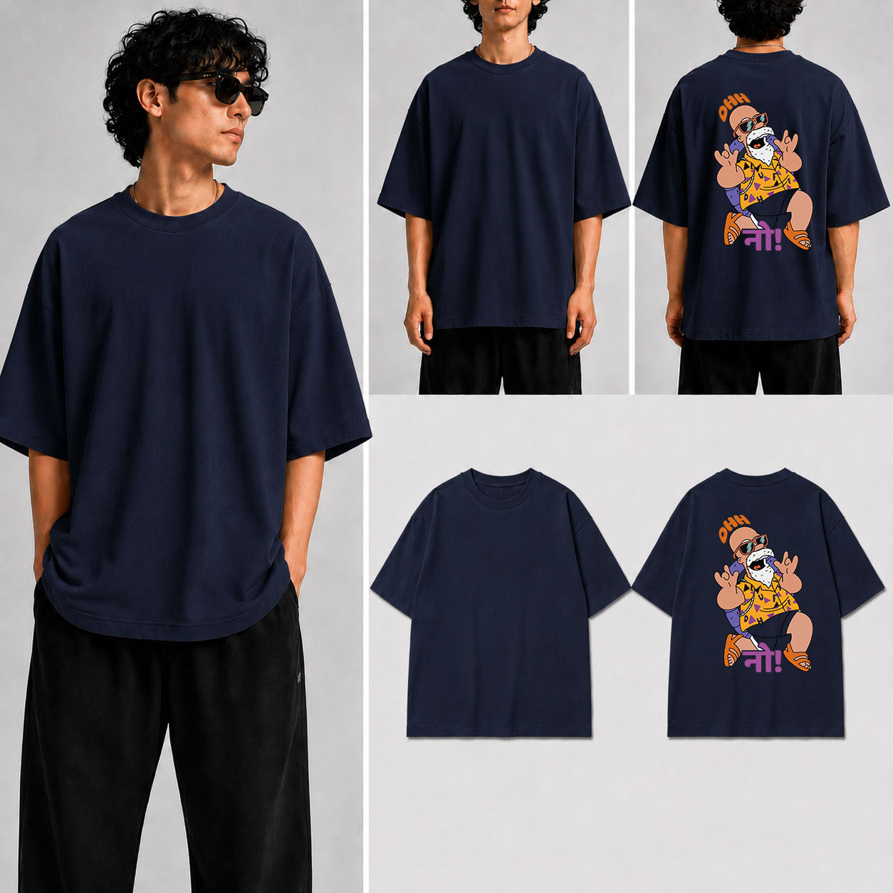 Ohh नो! Unisex Oversized Standard T-Shirt for man & women