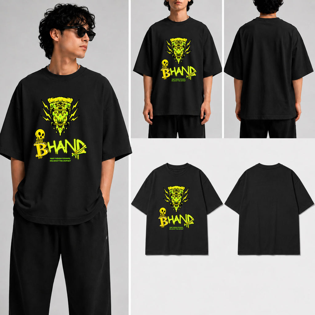 Bhand Unisex Oversized Standard T-Shirt for man & women