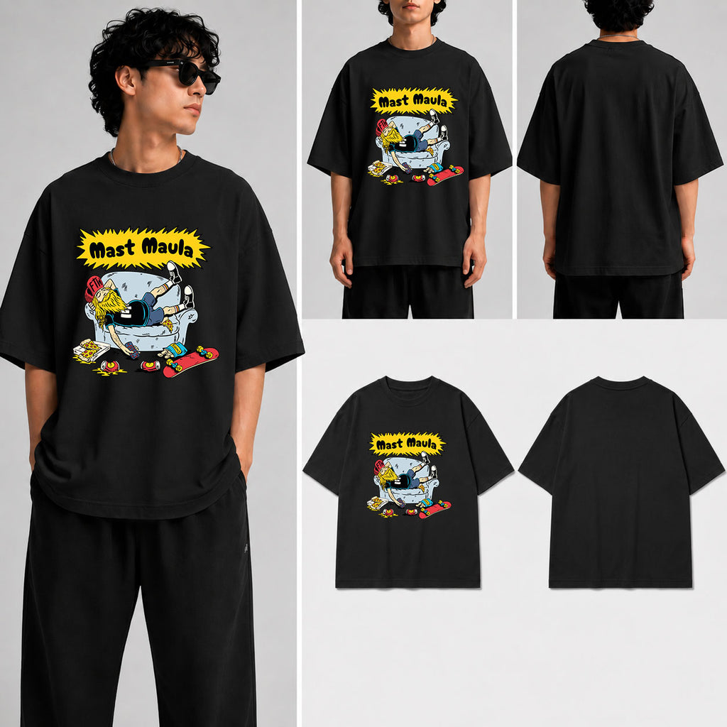 Mast Maula Unisex Oversized Standard T-Shirt for man & women