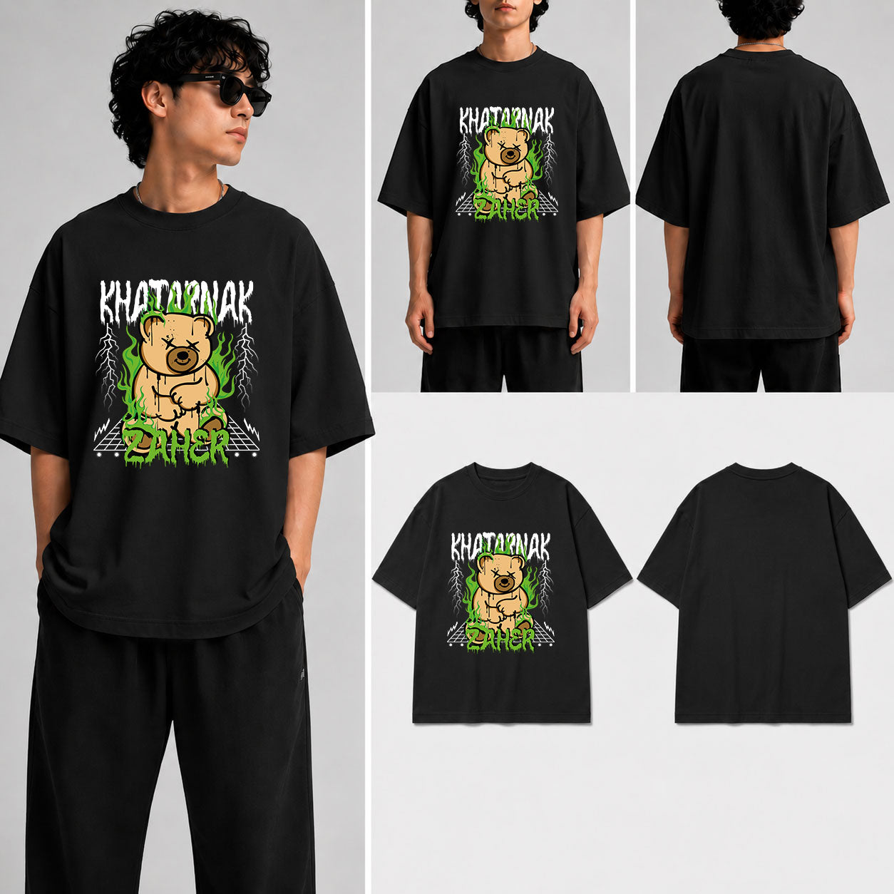 Khatarnak Zaher Unisex Oversized Standard T-Shirt for man & women