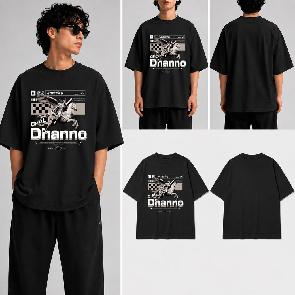Chal Dhanno Unisex Oversized Standard T-Shirt for man & women