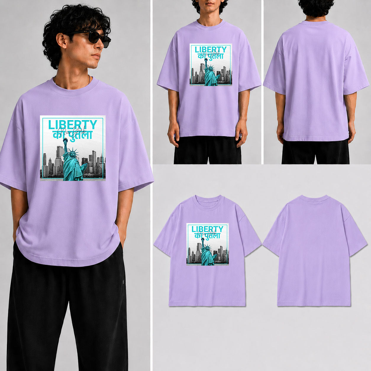 LIBERTY KA PUTLA Unisex Oversized Standard T-Shirt for man & women