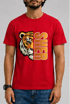 SHER Male Round Neck Half Sleeve T-Shirt