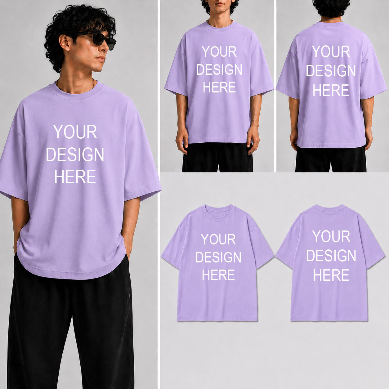 Customized Custom Personalized Unisex Oversized Standard T-Shirt for man & women