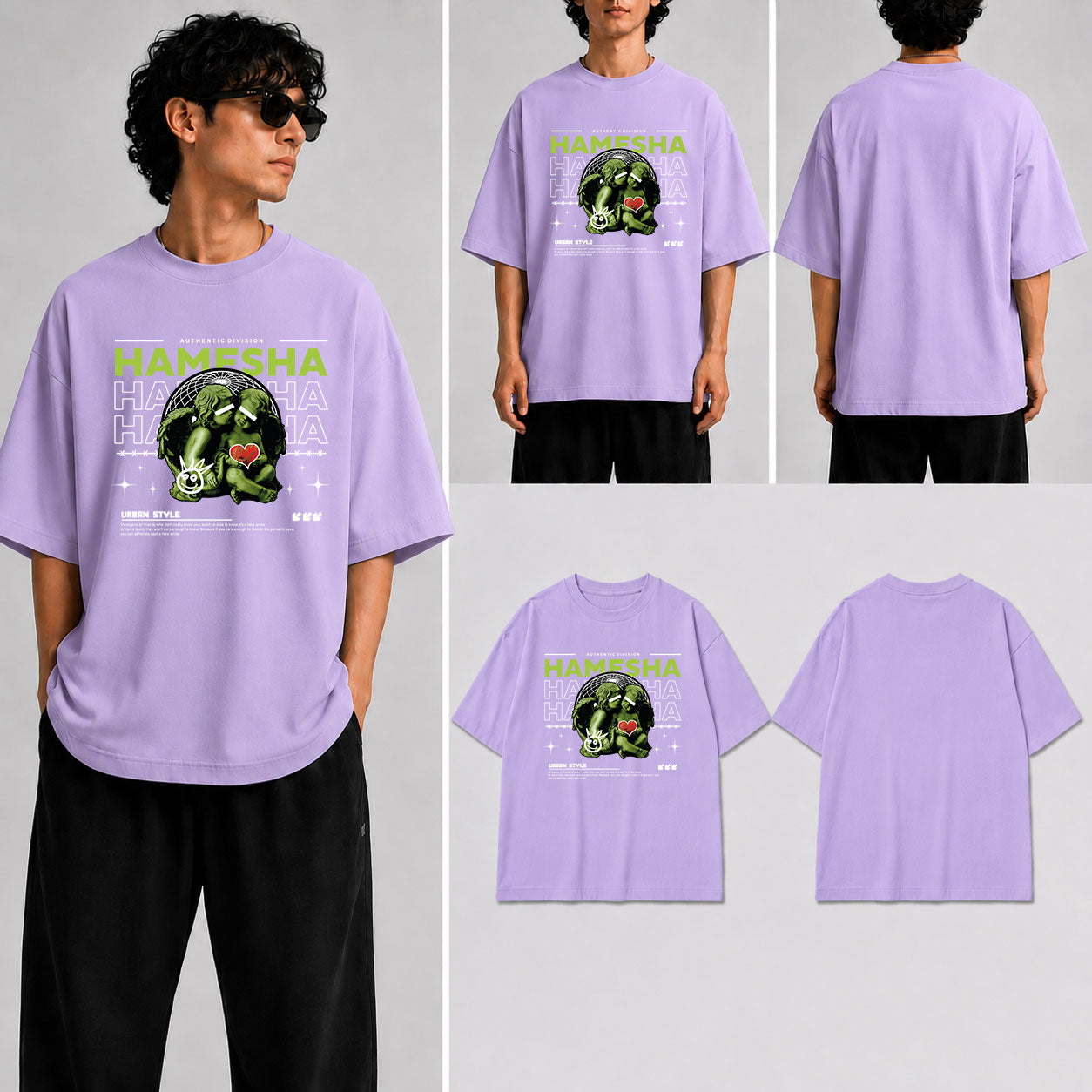 Hamesha Unisex Oversized Standard T-Shirt for man & women
