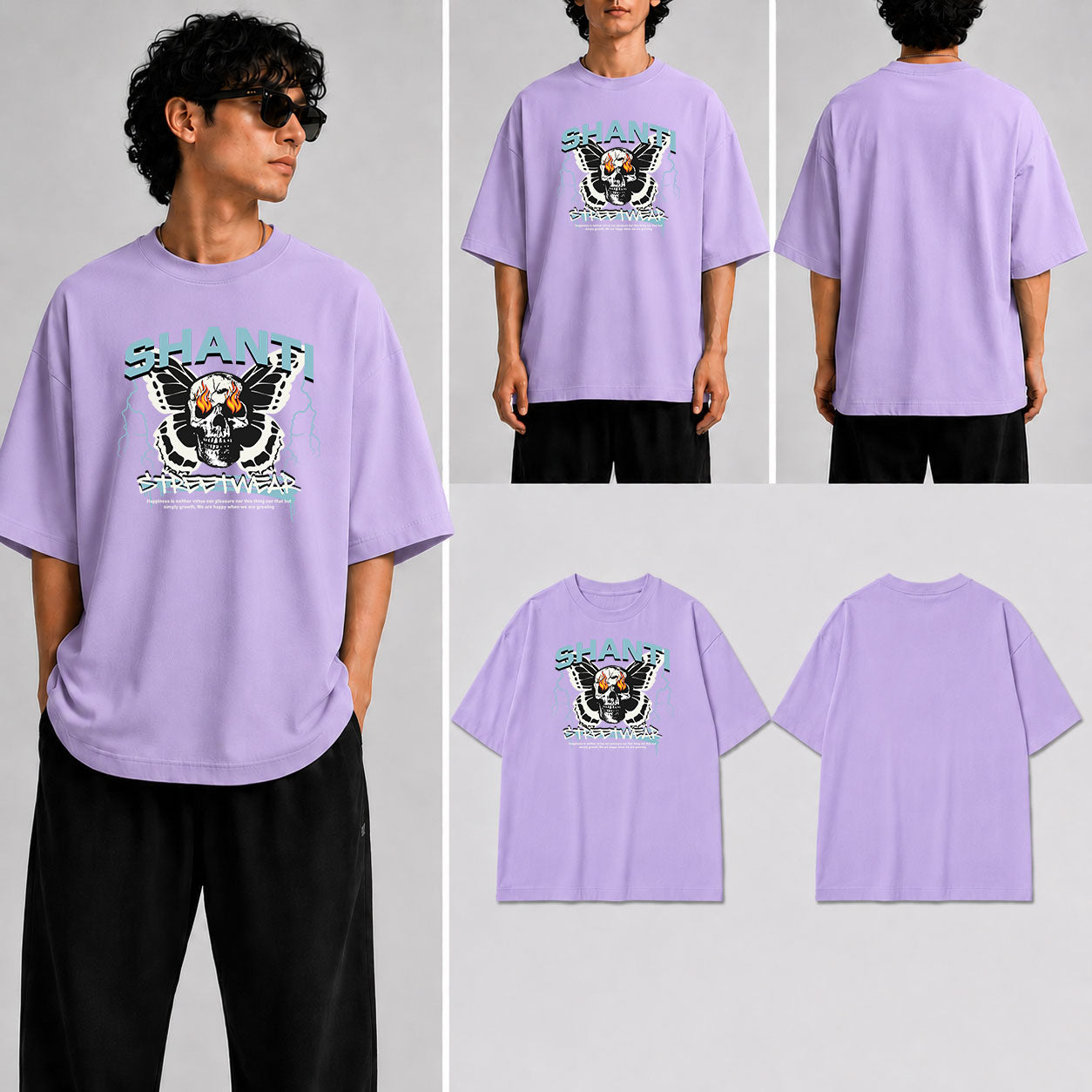 Shanti Unisex Oversized Standard T-Shirt for man & women