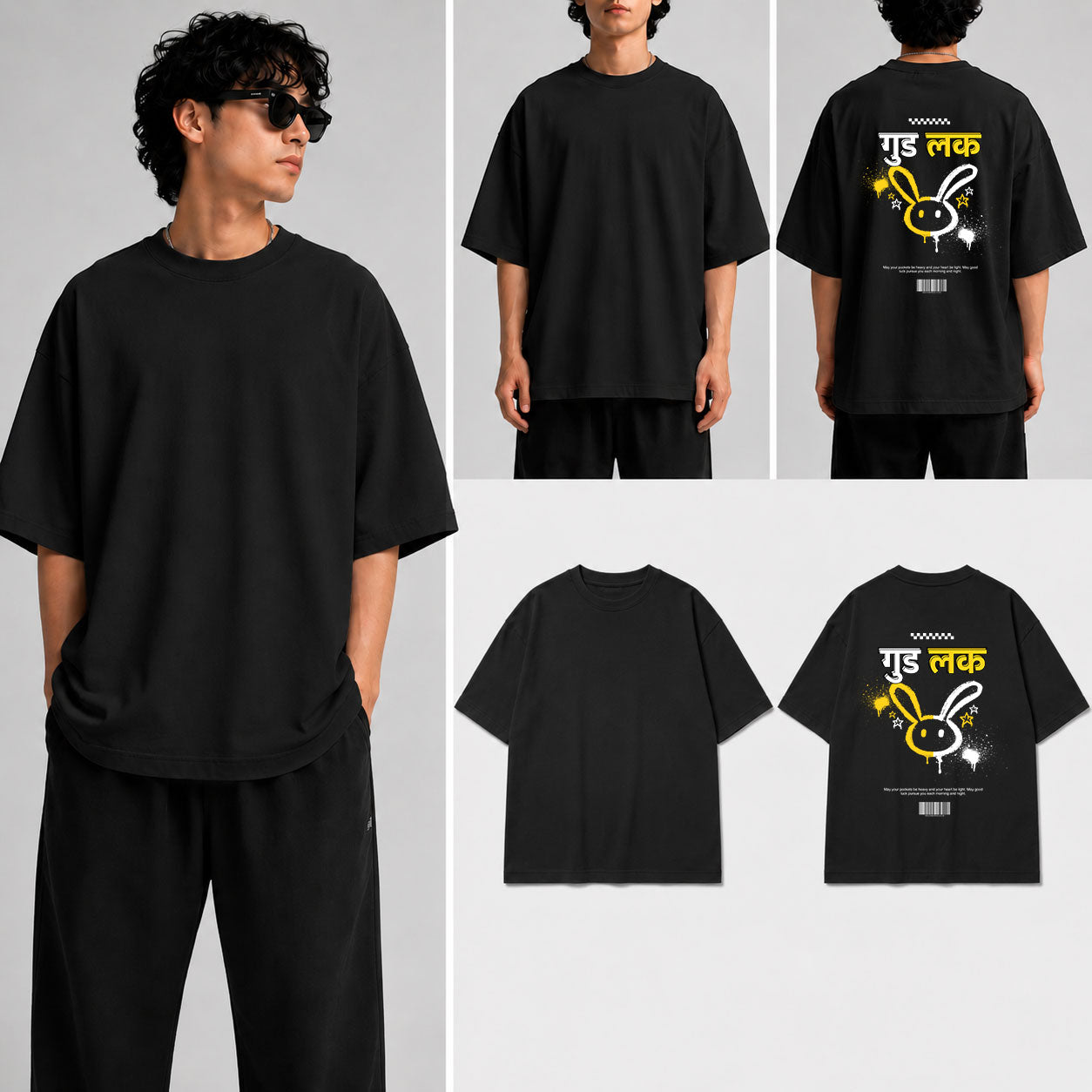 good luck  Unisex Oversized Standard T-Shirt for man & women