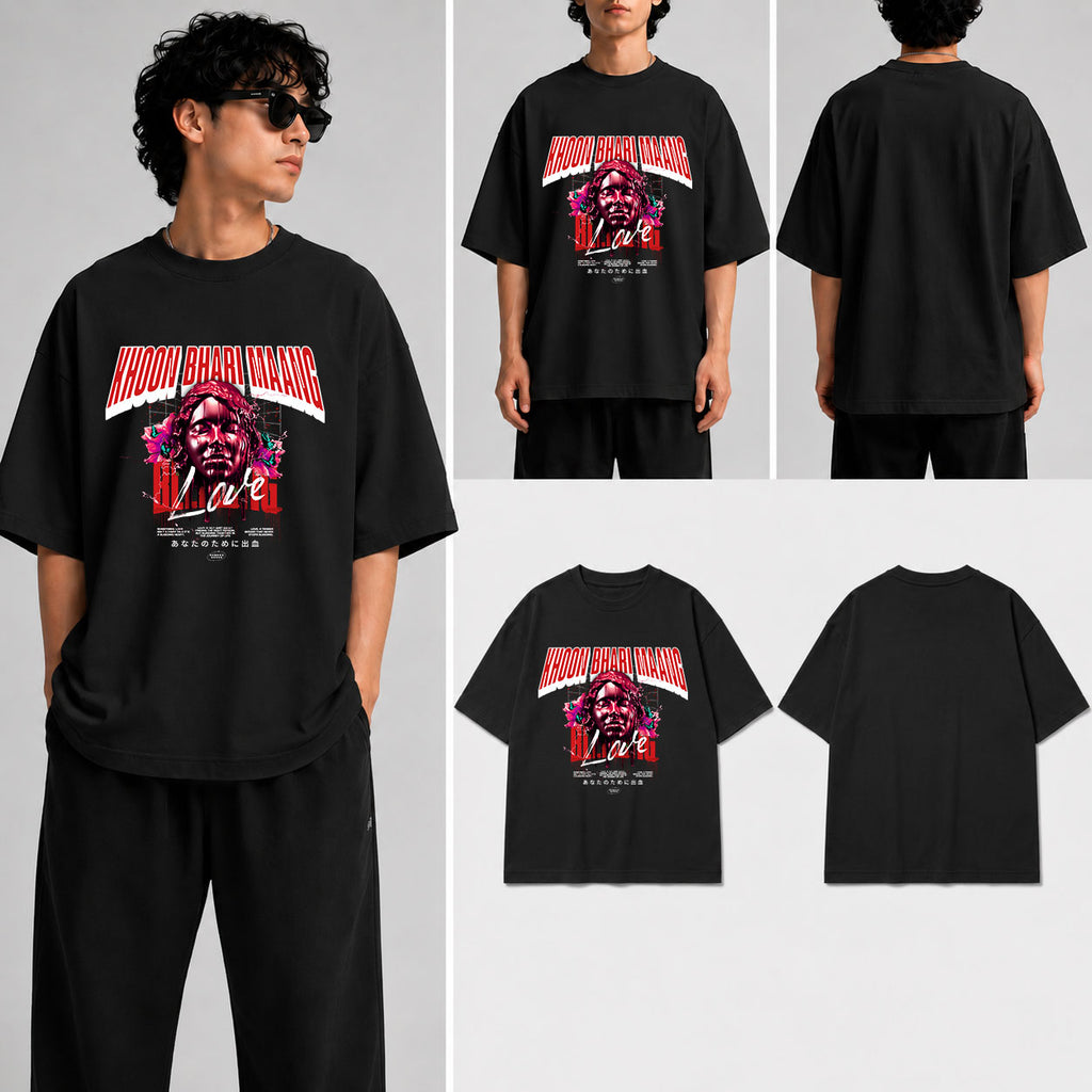 Khoon Bhari Maang Unisex Oversized Standard T-Shirt for man & women