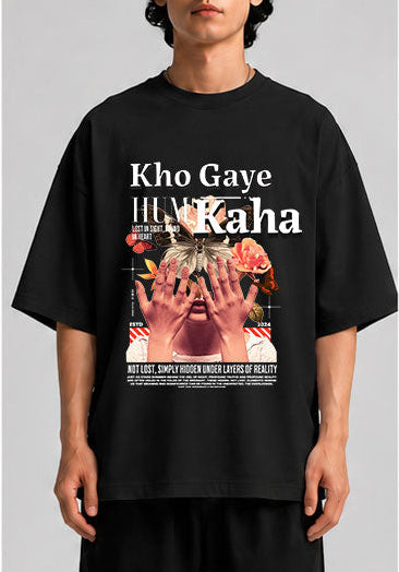 Kho Gaye Hum Kaha Unisex Oversized Standard T-Shirt for man & women