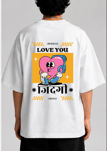 Love You Zindegi Unisex Oversized Standard T-Shirt for man & women