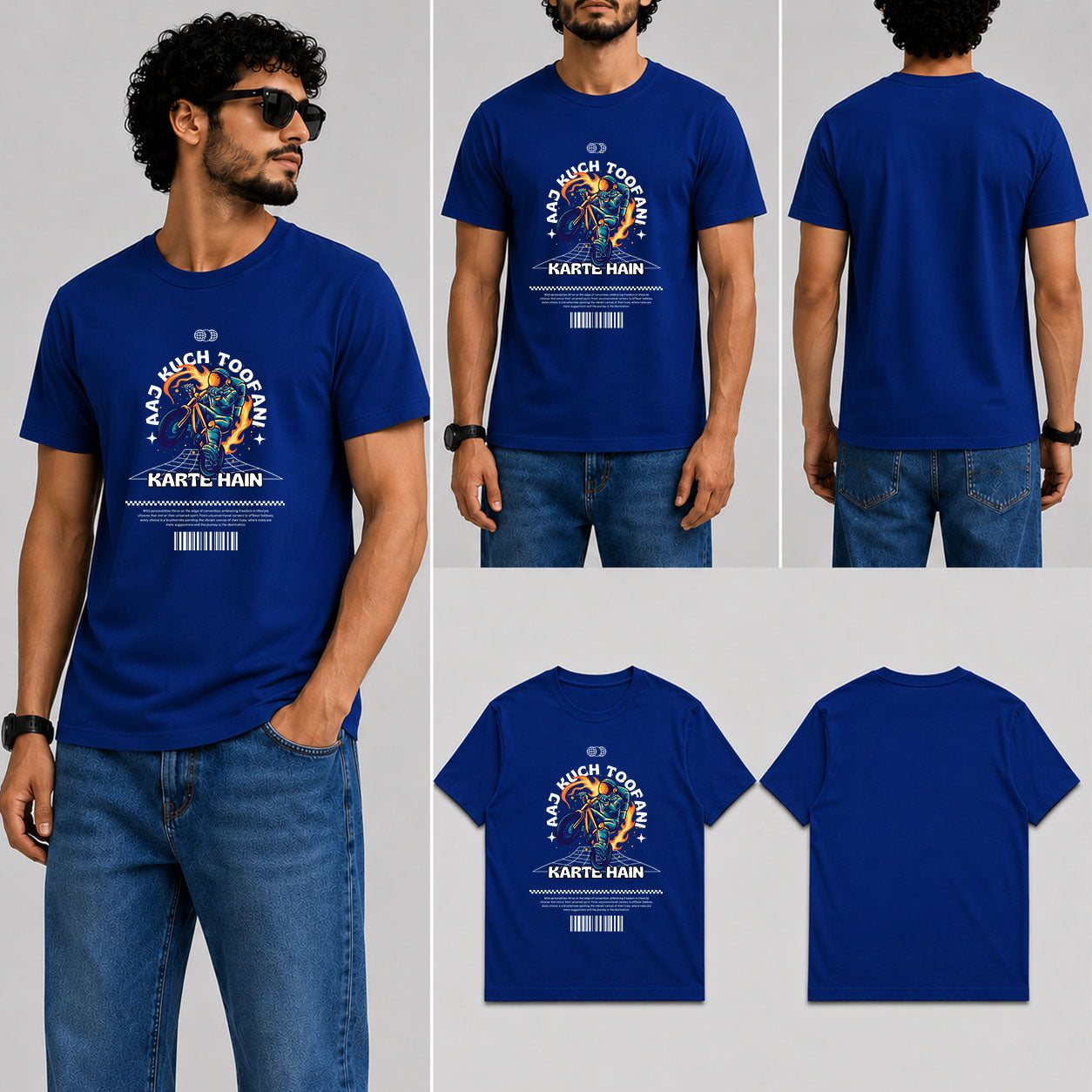 Aaj Kuch Toofani Male Round Neck Half Sleeve T-Shirt