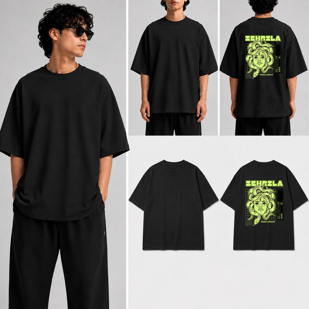 Zehrila  Unisex Oversized Standard T-Shirt for man & women