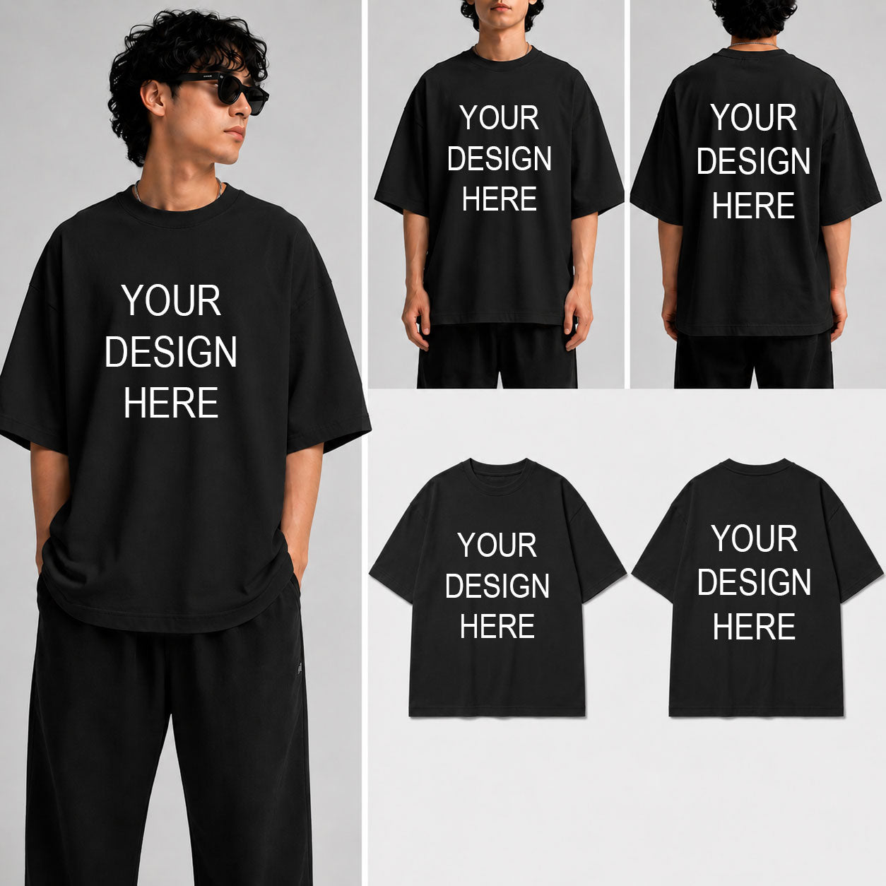 Customized Custom Personalized Unisex Oversized Standard T-Shirt for man & women