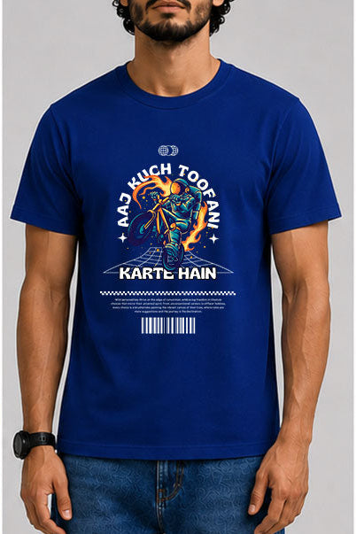 Aaj Kuch Toofani Male Round Neck Half Sleeve T-Shirt