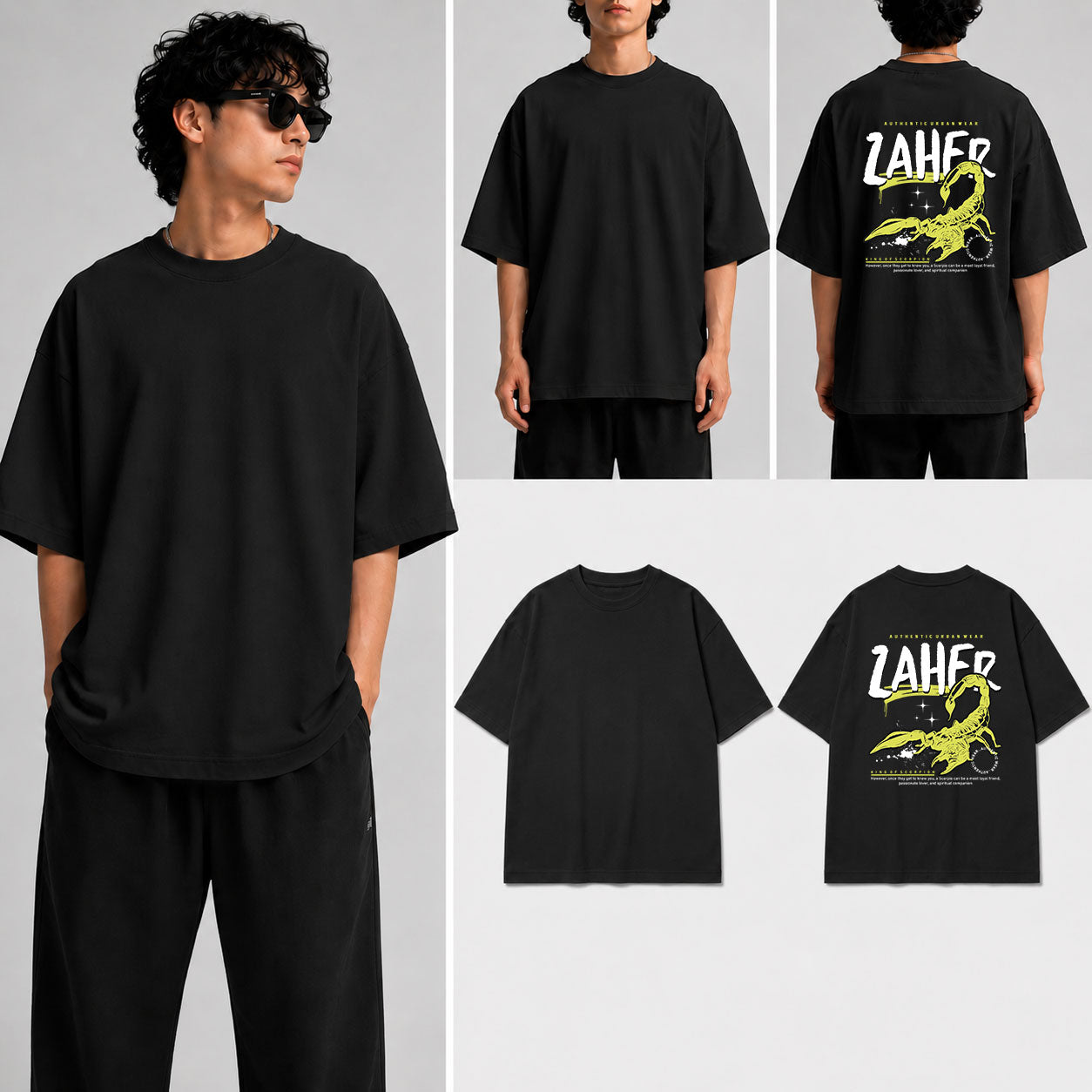 Zaher Unisex Oversized Standard T-Shirt for man & women