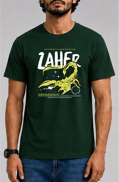 Zaher Male Round Neck Half Sleeve T-Shirt