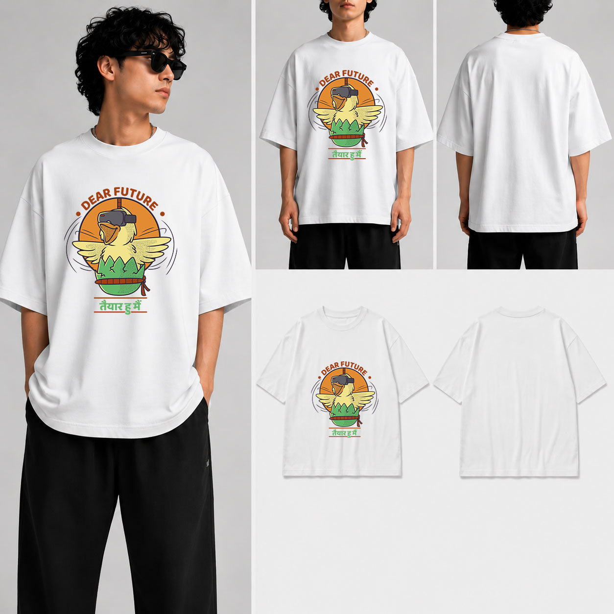 Dear Future Unisex Oversized Standard T-Shirt for man & women