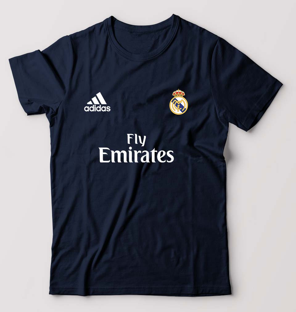 Real Madrid Male Round Neck Half Sleeve T-Shirt