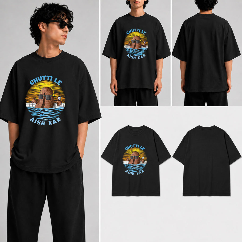 Chutti Le Unisex Oversized Standard T-Shirt for man & women