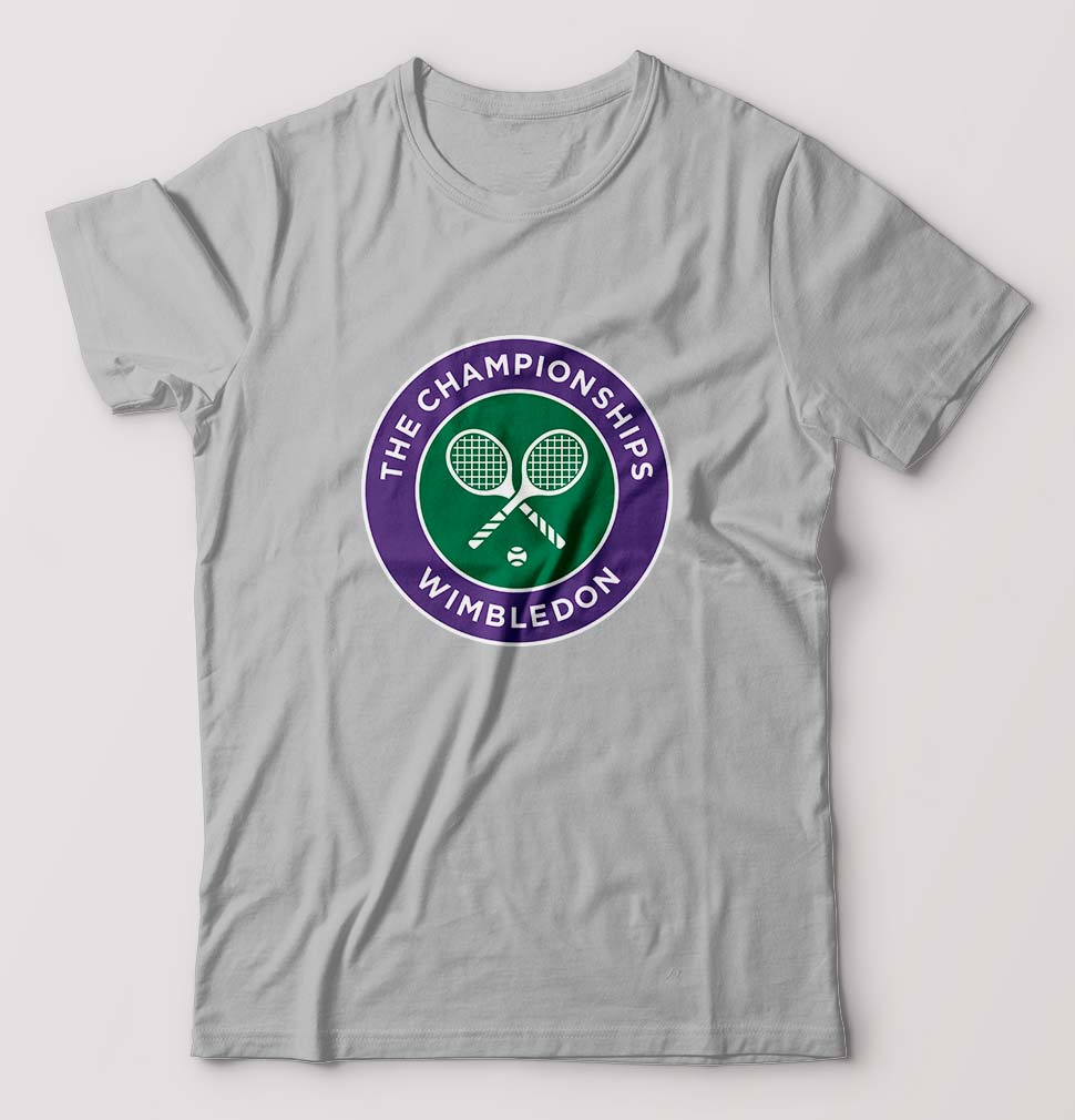 wimbledon Male Round Neck Half Sleeve T-Shirt