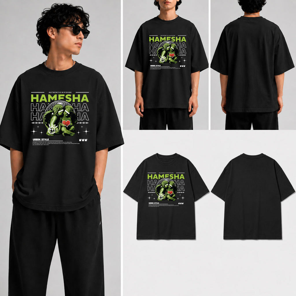 Hamesha Unisex Oversized Standard T-Shirt for man & women