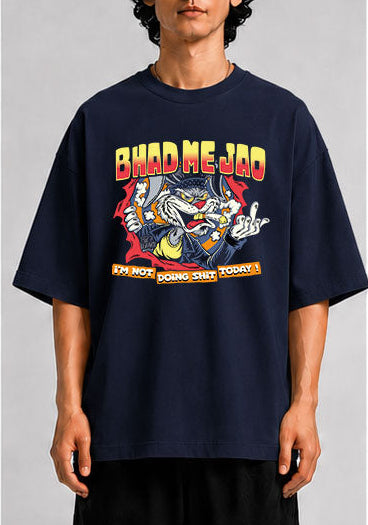 Bhad Me Jao Unisex Oversized Standard T-Shirt for man & women