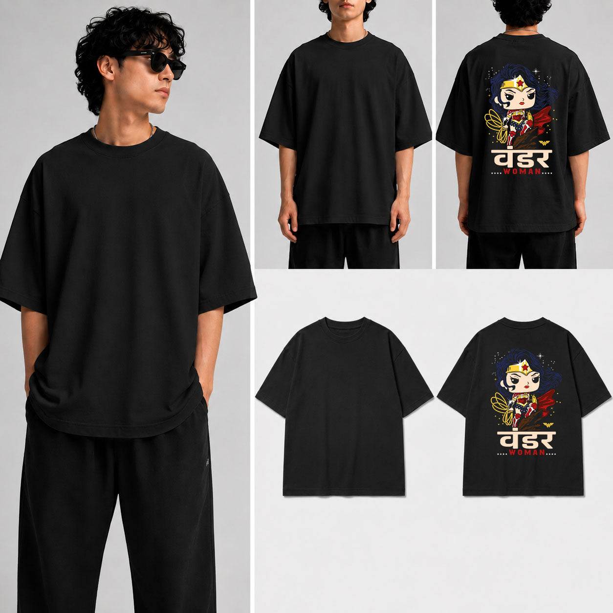 वंडर Woman Unisex Oversized Standard T-Shirt for man & women