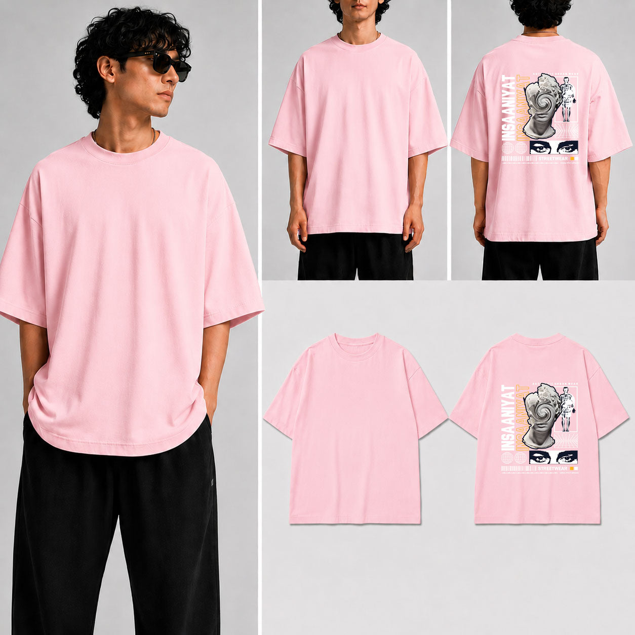Insaaniyat Unisex Oversized Standard T-Shirt for man & women