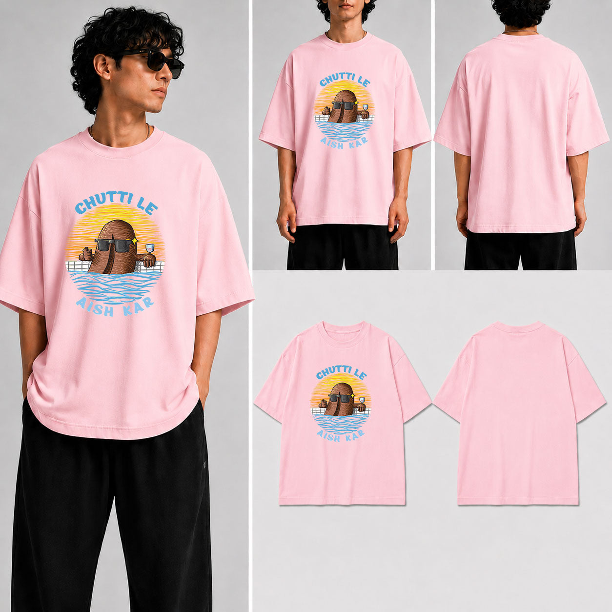 Chutti Le Unisex Oversized Standard T-Shirt for man & women