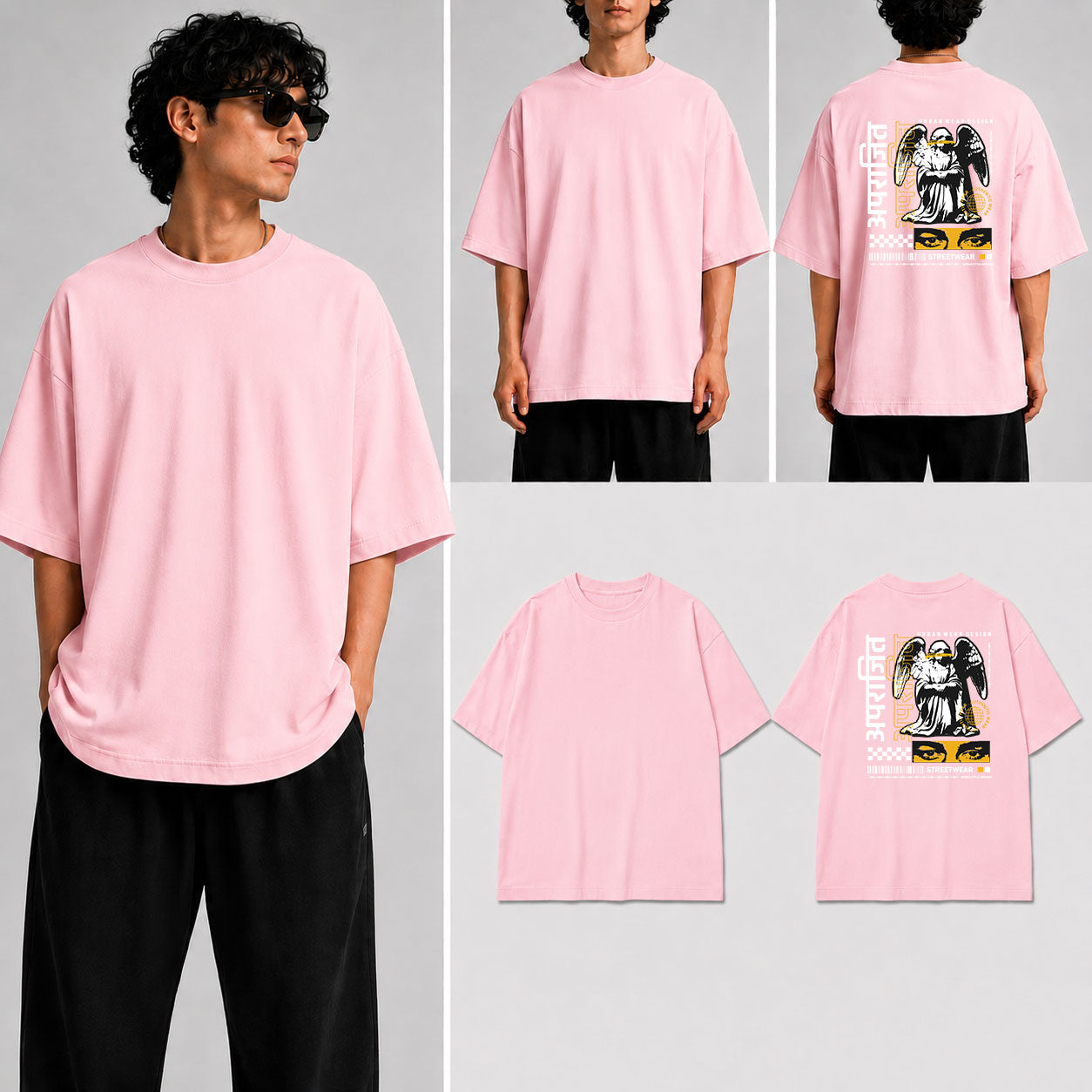 अपराजित Unisex Oversized Standard T-Shirt for man & women