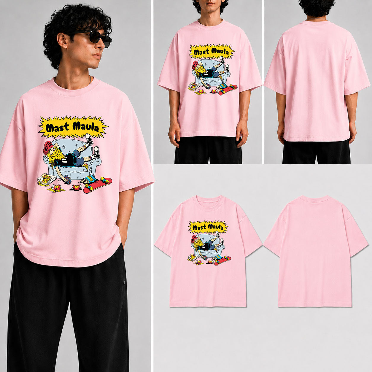 Mast Maula Unisex Oversized Standard T-Shirt for man & women