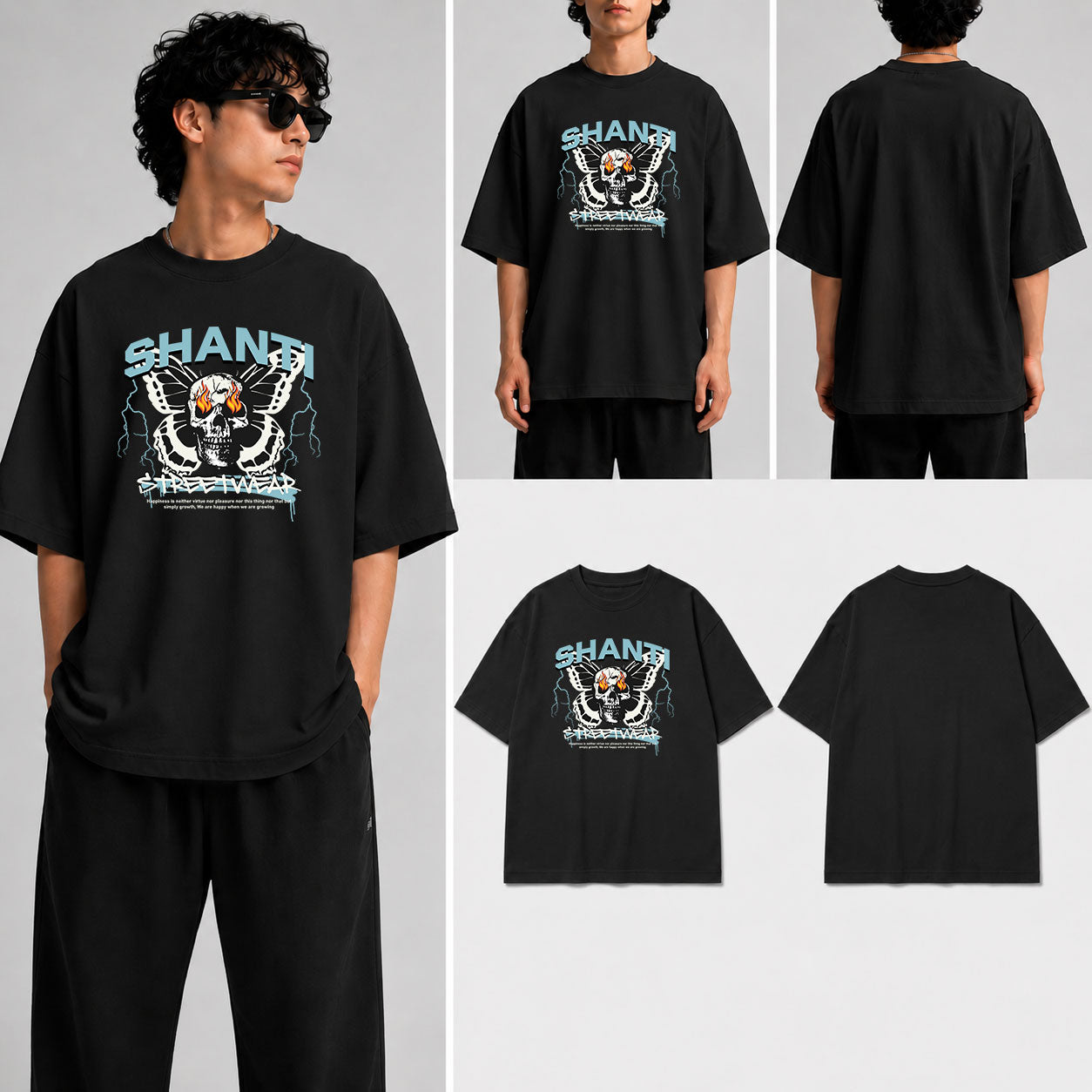 Shanti Unisex Oversized Standard T-Shirt for man & women