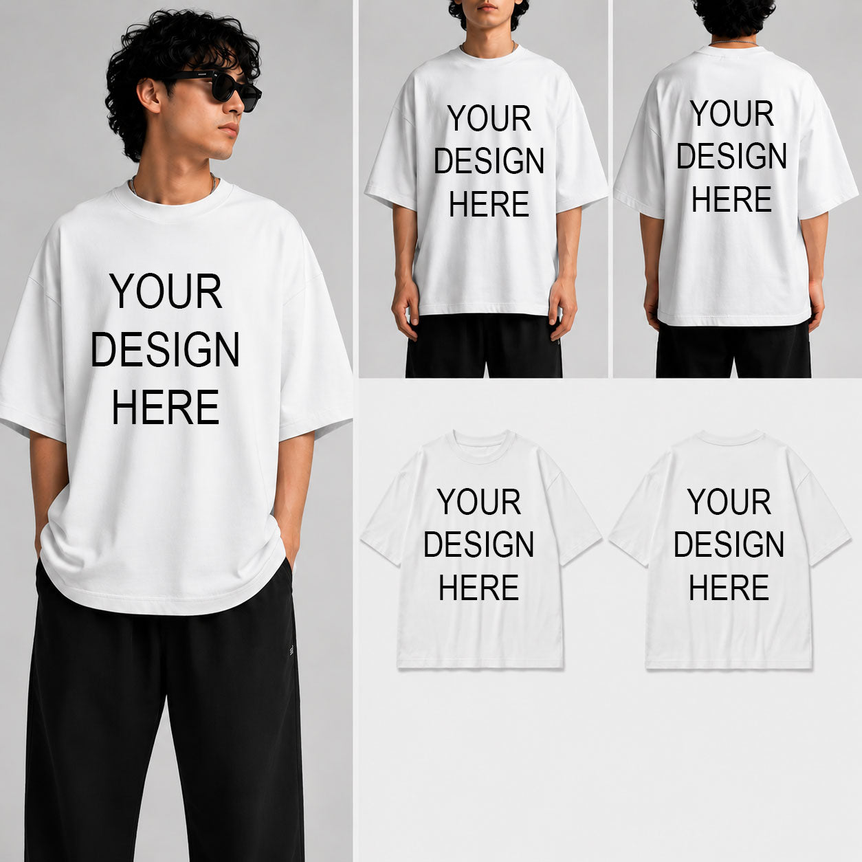 Customized Custom Personalized Unisex Oversized Standard T-Shirt for man & women