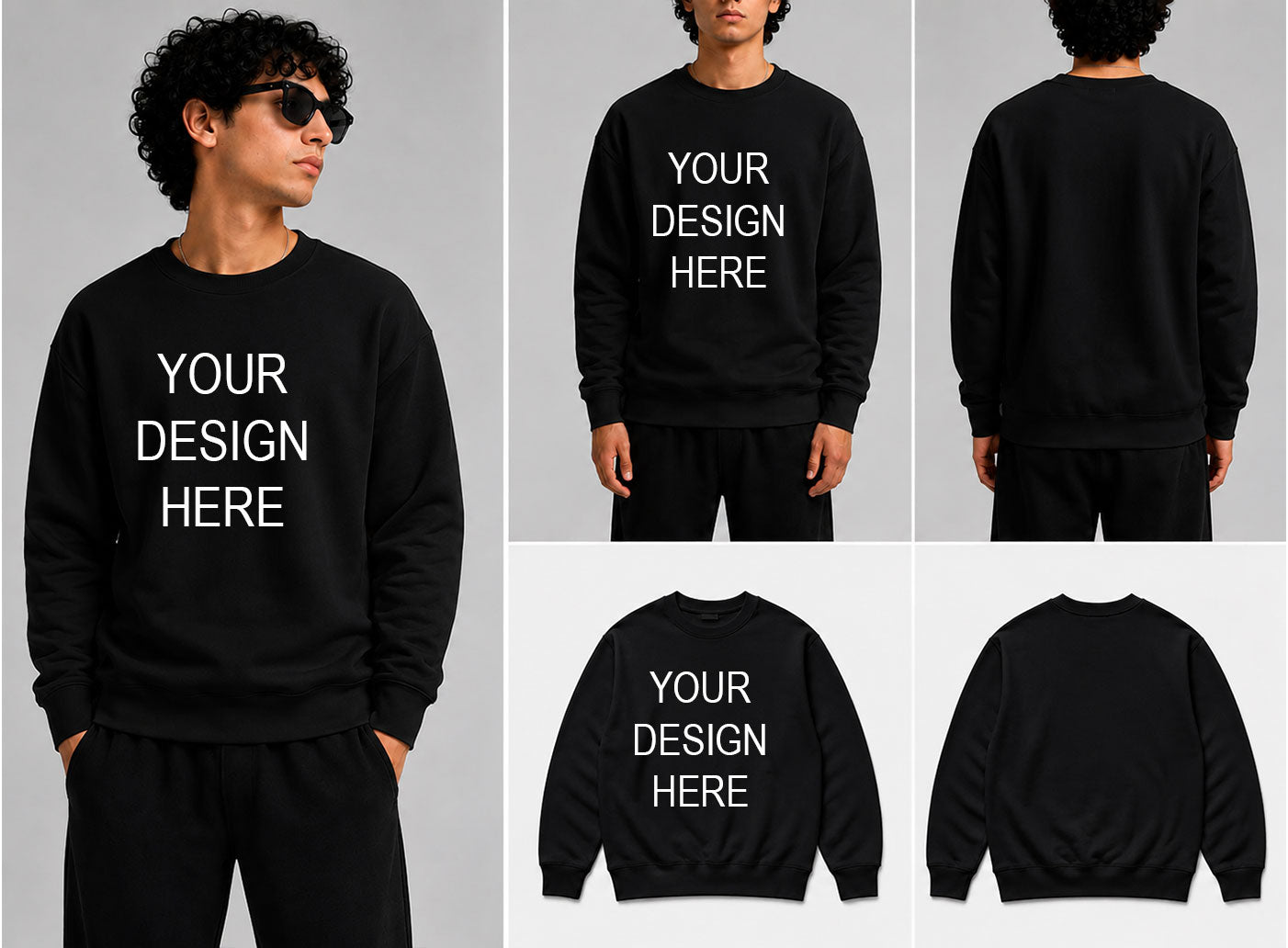 Customized Custom Personalized Unisex Sweatshirts for man & women