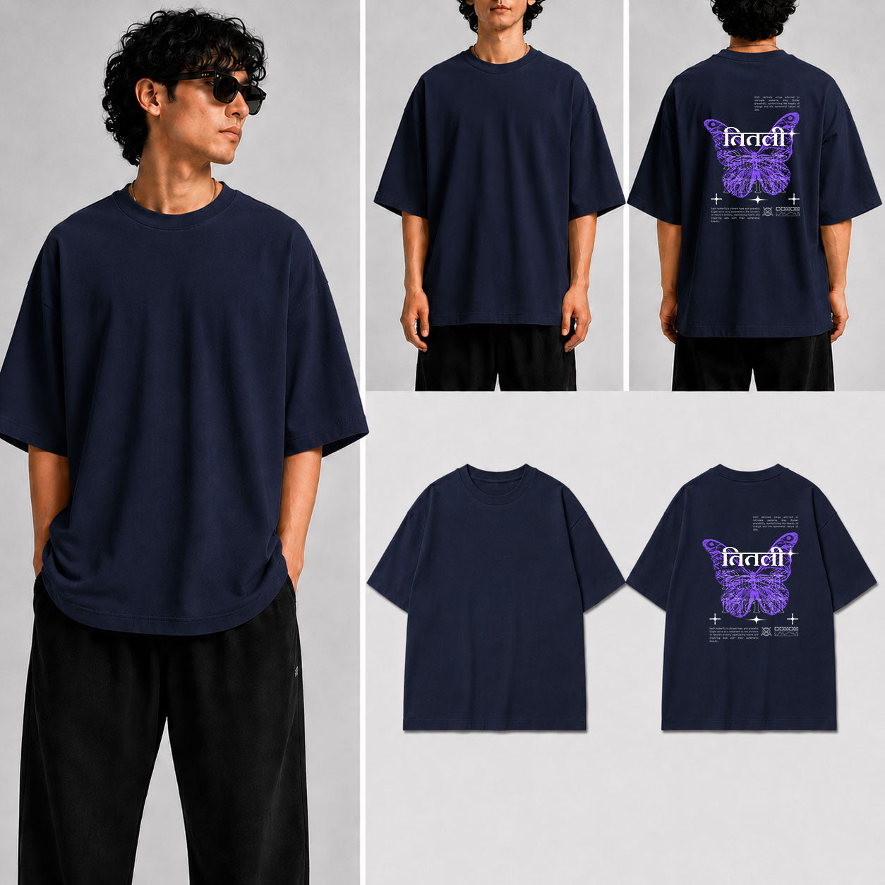 Titli Unisex Oversized Standard T-Shirt for man & women