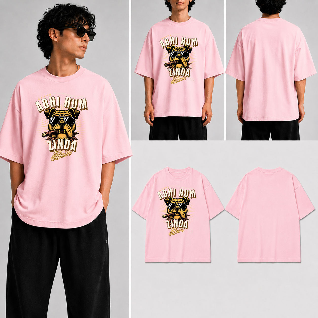 Abhi Hum Zinda Hain Unisex Oversized Standard T-Shirt for man & women